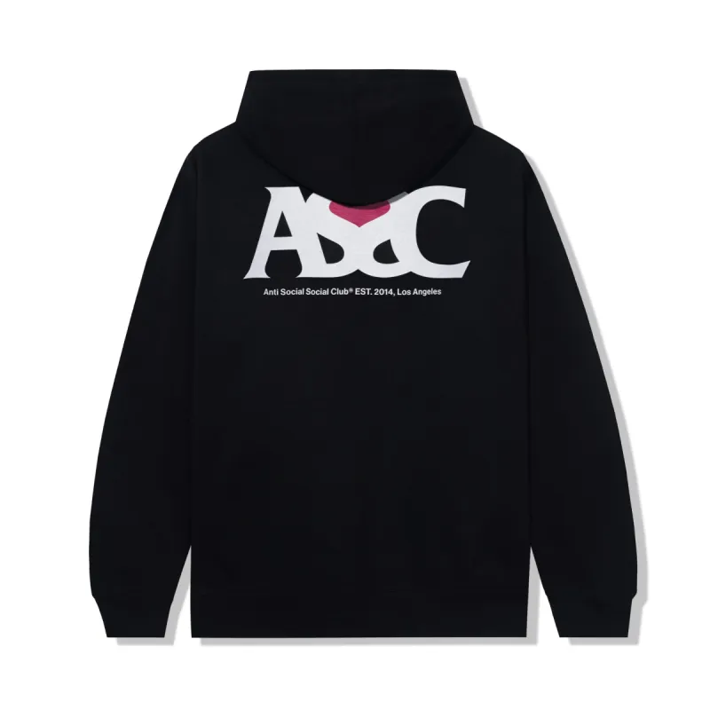 Negative Space Black Hoodie sold by Anti Social Social Club