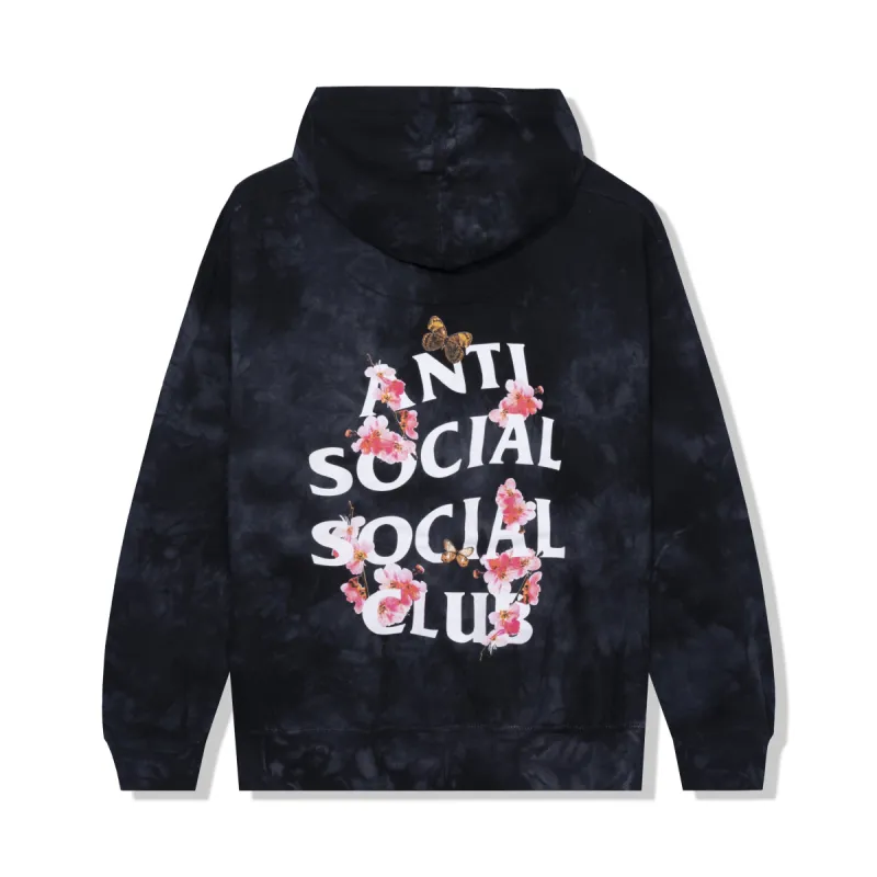 Kkoch Never Dies Black Tie Dye Hoodie made by Anti Social Social Club