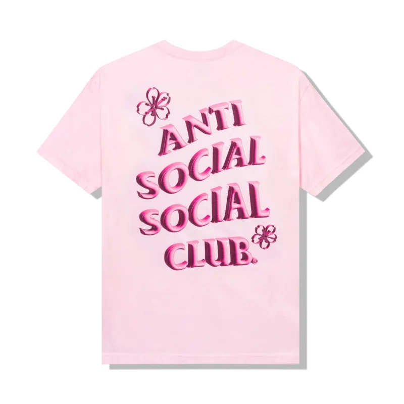 Coral Crush Pink Tee made by Anti Social Social Club