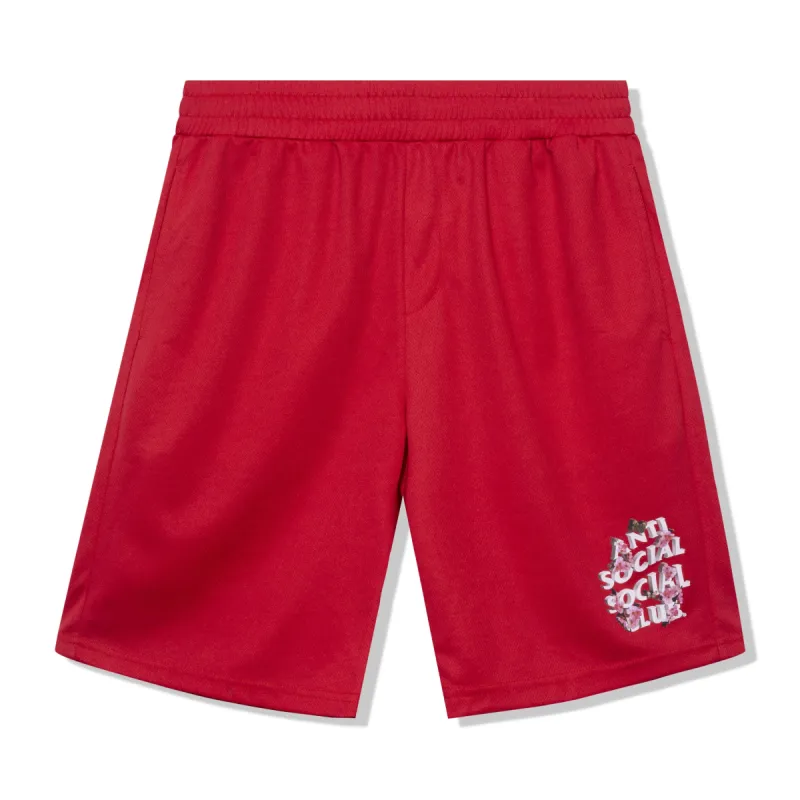 Drama Club Red Mesh Shorts sold by Anti Social Social Club