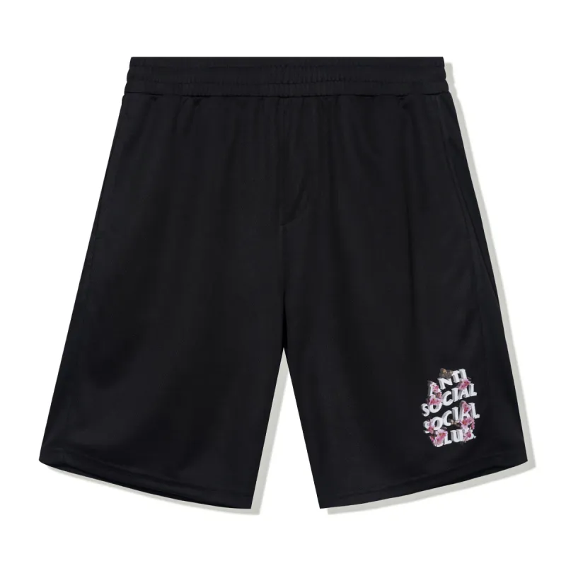 Drama Club Black Mesh Shorts made by Anti Social Social Club