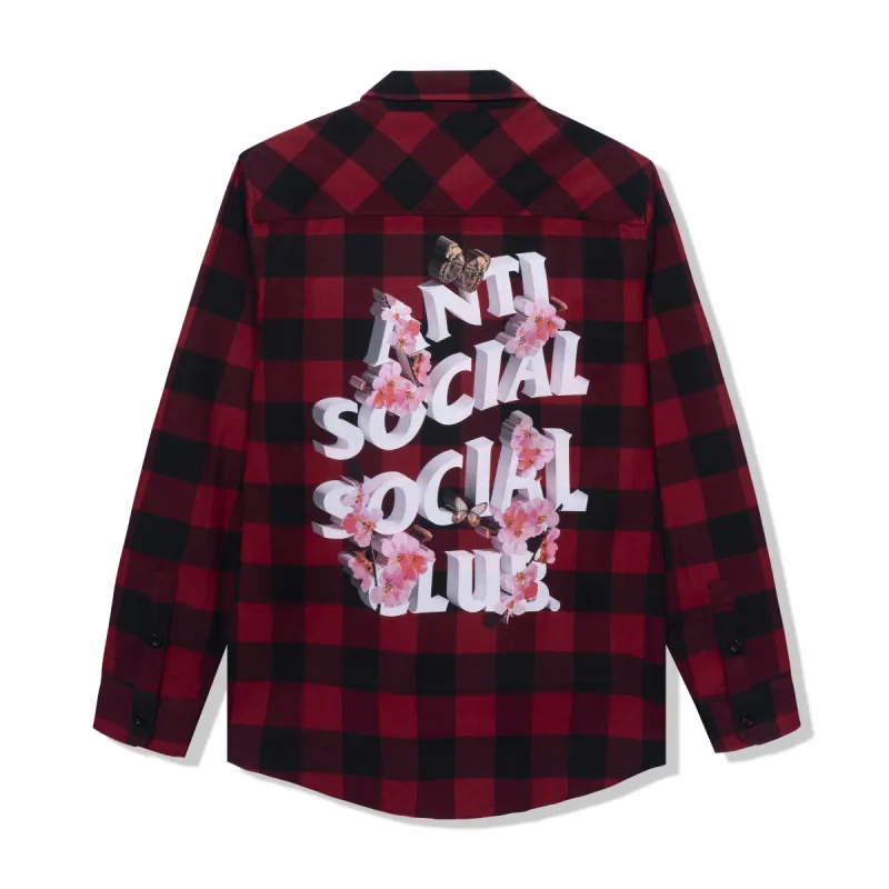 Happiest Place On Earth Red Flannel sold by Anti Social Social Club