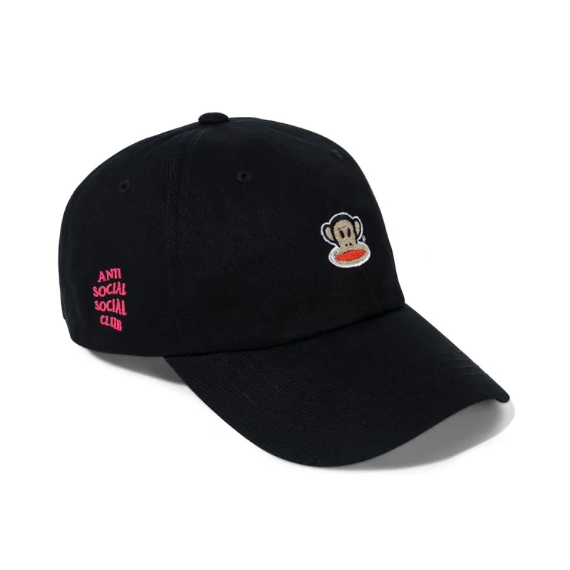 Paul Frank x ASSC Black Logo Cap sold by Anti Social Social Club