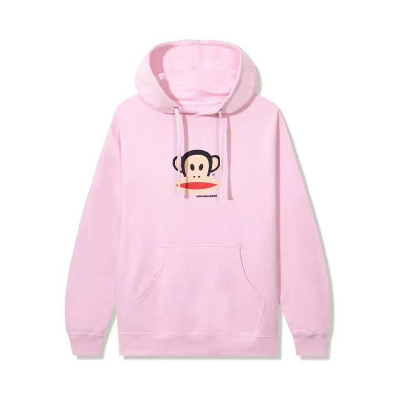 Paul Frank x ASSC Pink Hoodie made by Anti Social Social Club