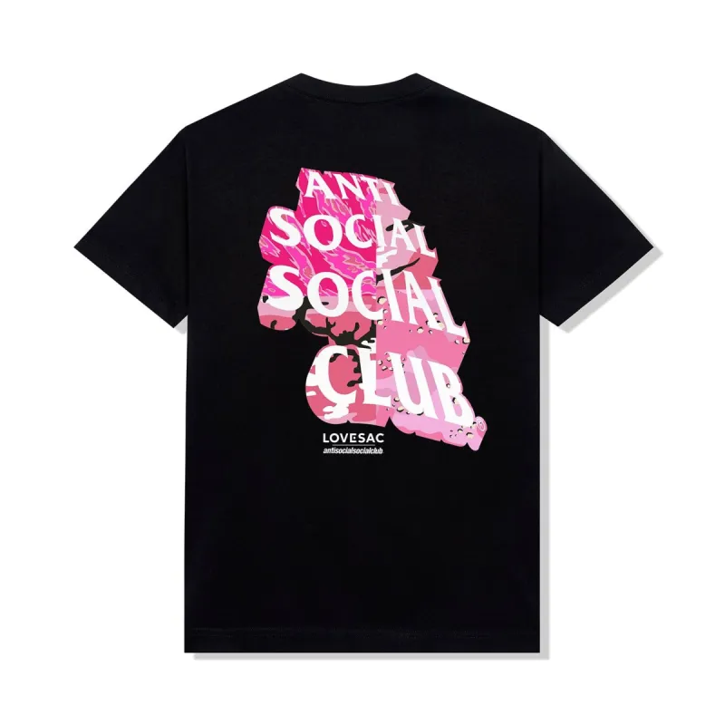 Lovesac x ASSC Black Tee sold by Anti Social Social Club