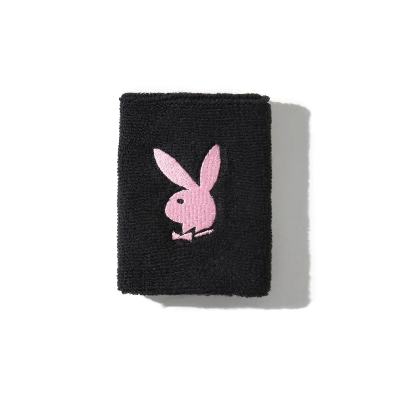 Playboy Black Wristband sold by Anti Social Social Club