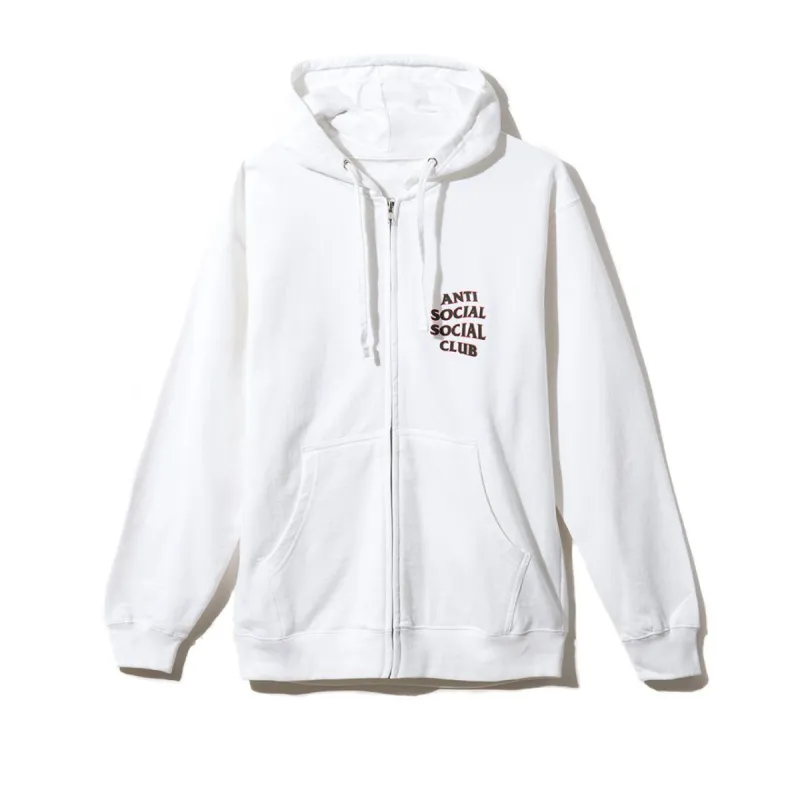 Rodeo Dr. White Zip Hoodie made by Anti Social Social Club