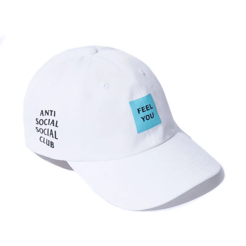 Feel You White Cap sold by Anti Social Social Club