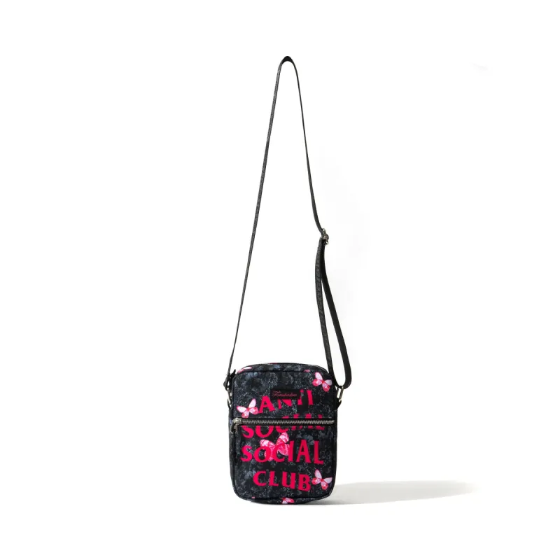 Kawaii Black Sidebag made by Anti Social Social Club