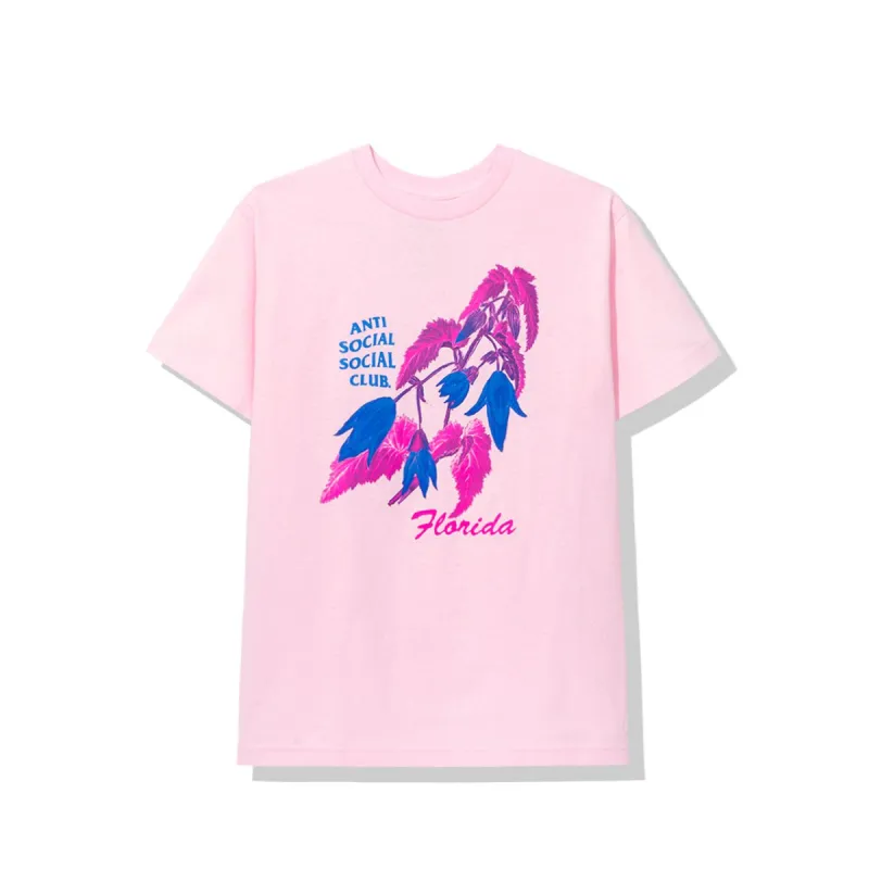 Florida Pink Tee made by Anti Social Social Club