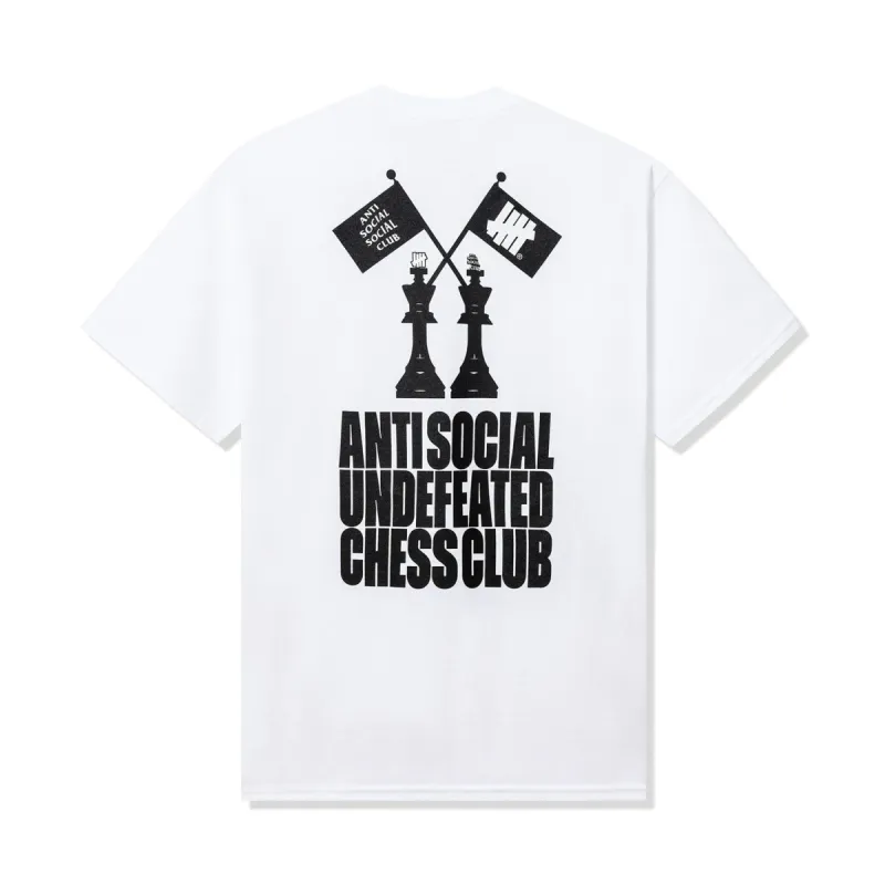 ASSC x Undefeated Chess Club Tee - White sold by Anti Social Social Club