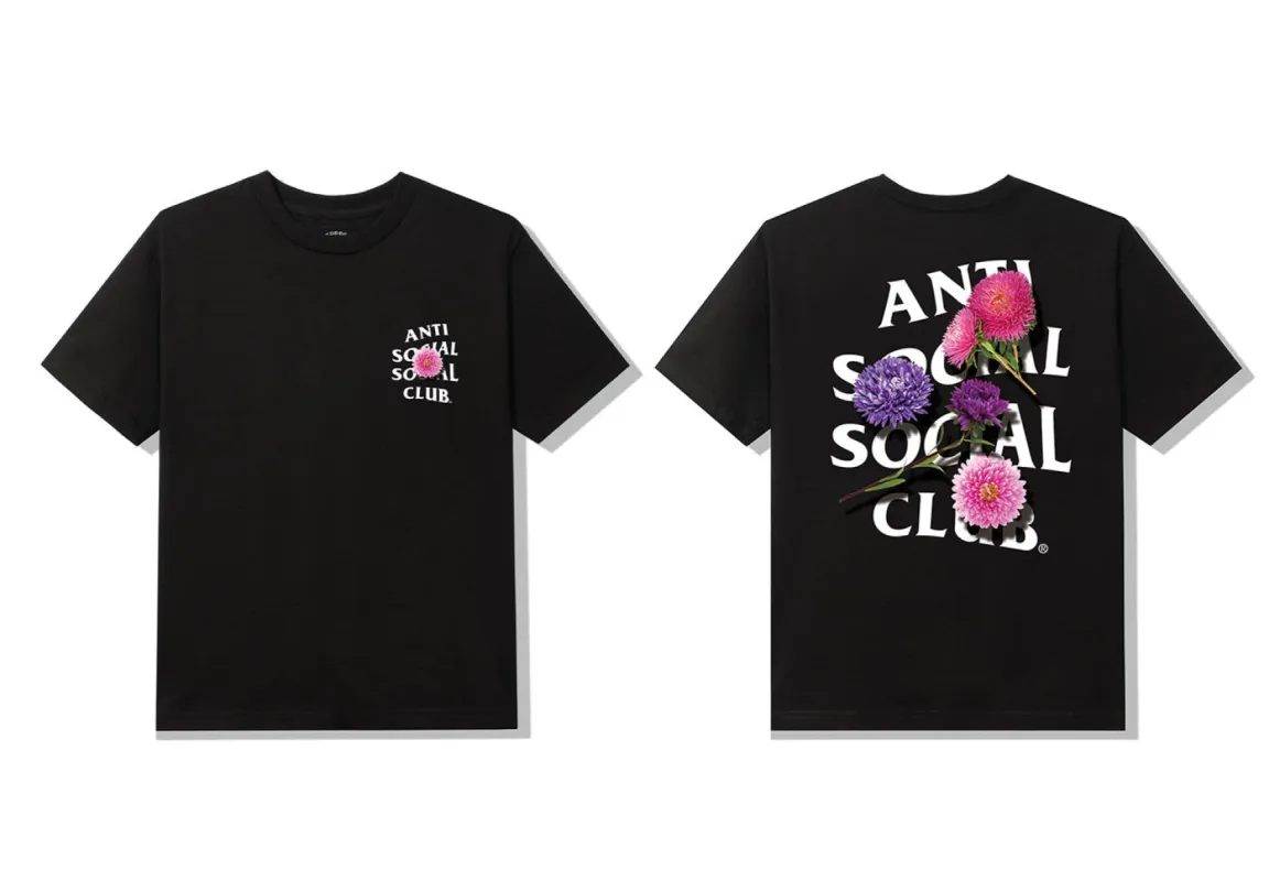 Broken Vase Black Tee sold by Anti Social Social Club