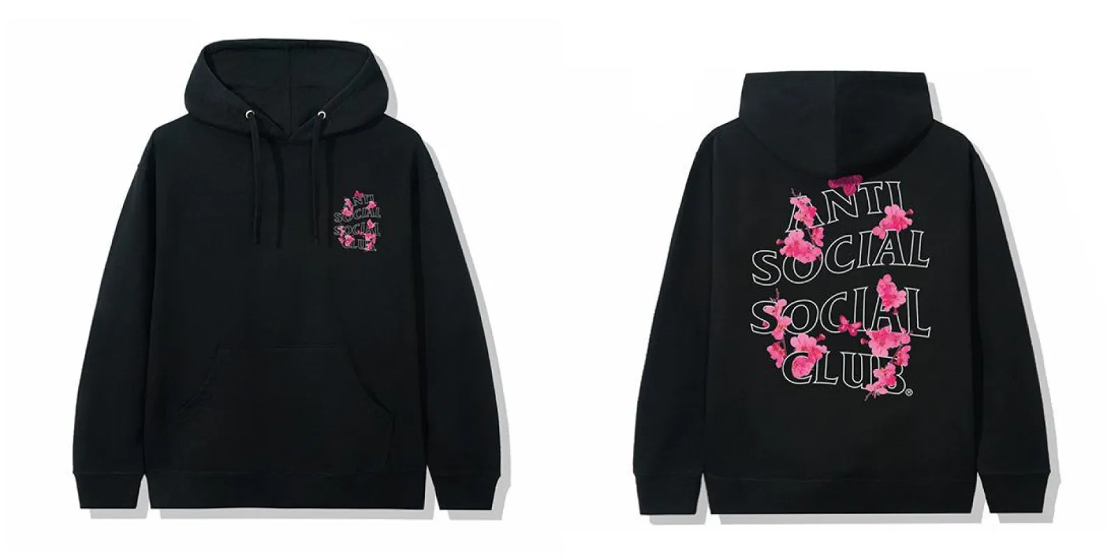 Sugar High Black Hoodie made by Anti Social Social Club