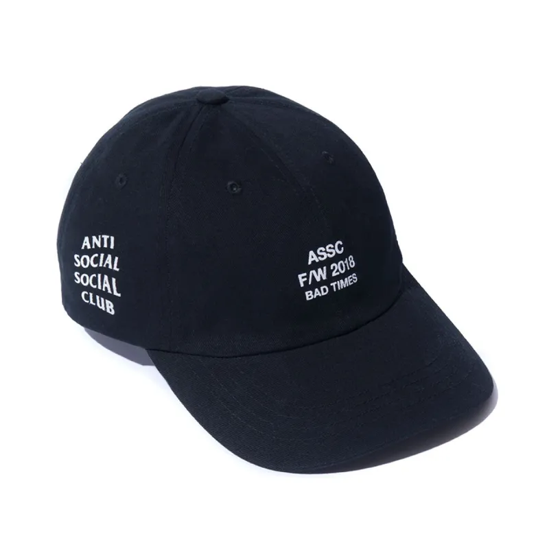 Bad Times Cap sold by Anti Social Social Club