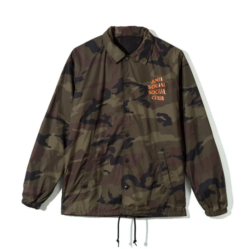 Camo Coach Jacket sold by Anti Social Social Club