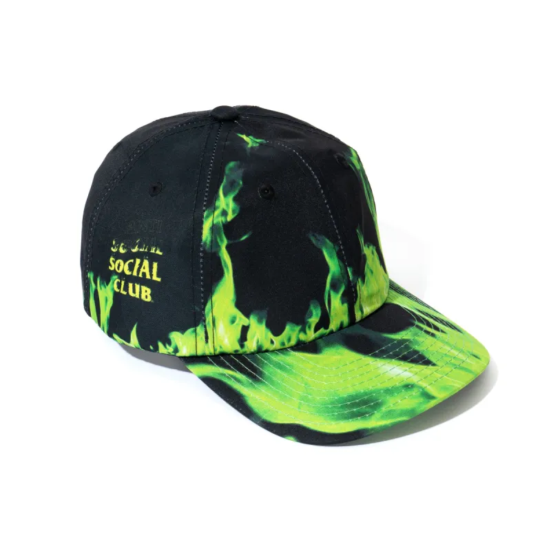 A Flame Inside Cap - Green Flame sold by Anti Social Social Club