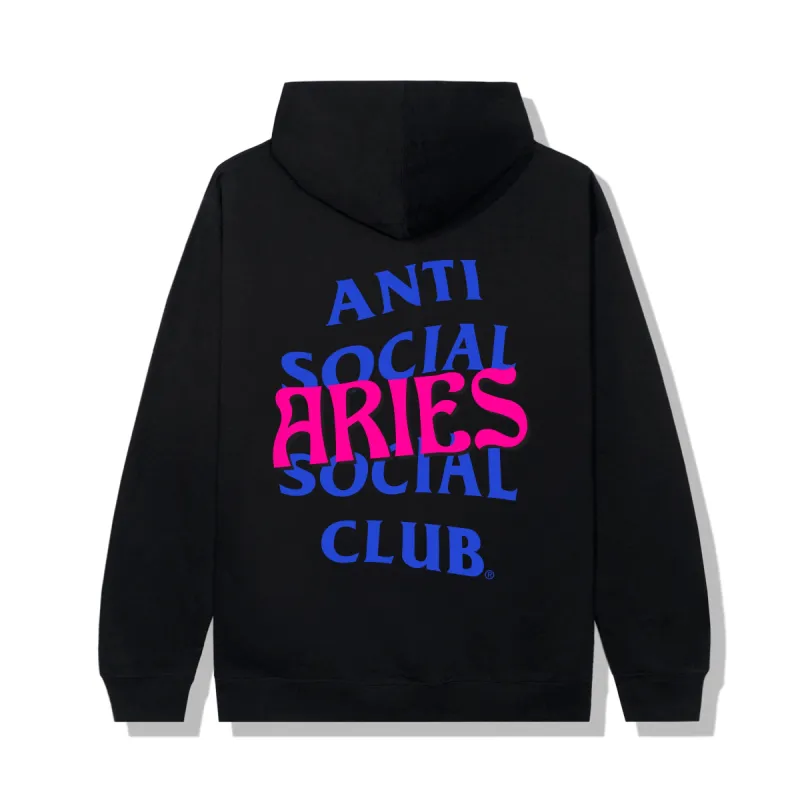 Aries Black Hoodie sold by Anti Social Social Club