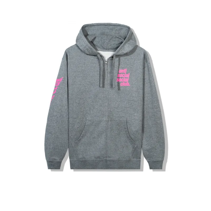 Split Grey Zip Hoodie sold by Anti Social Social Club