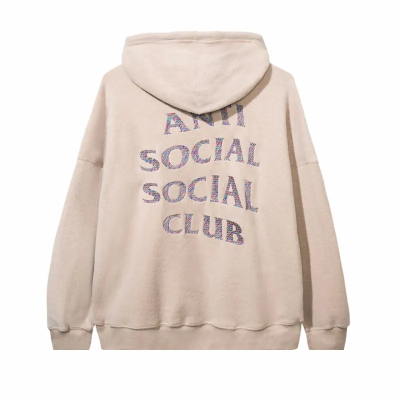 Out Of Touch Oatmeal Hoodie made by Anti Social Social Club