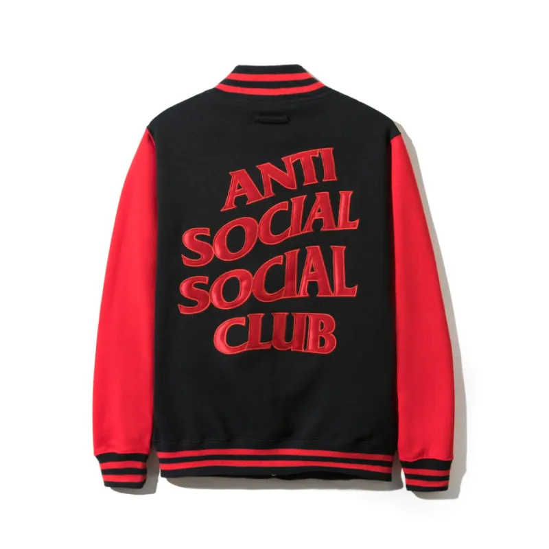 Dropout Red/Black Letterman made by Anti Social Social Club