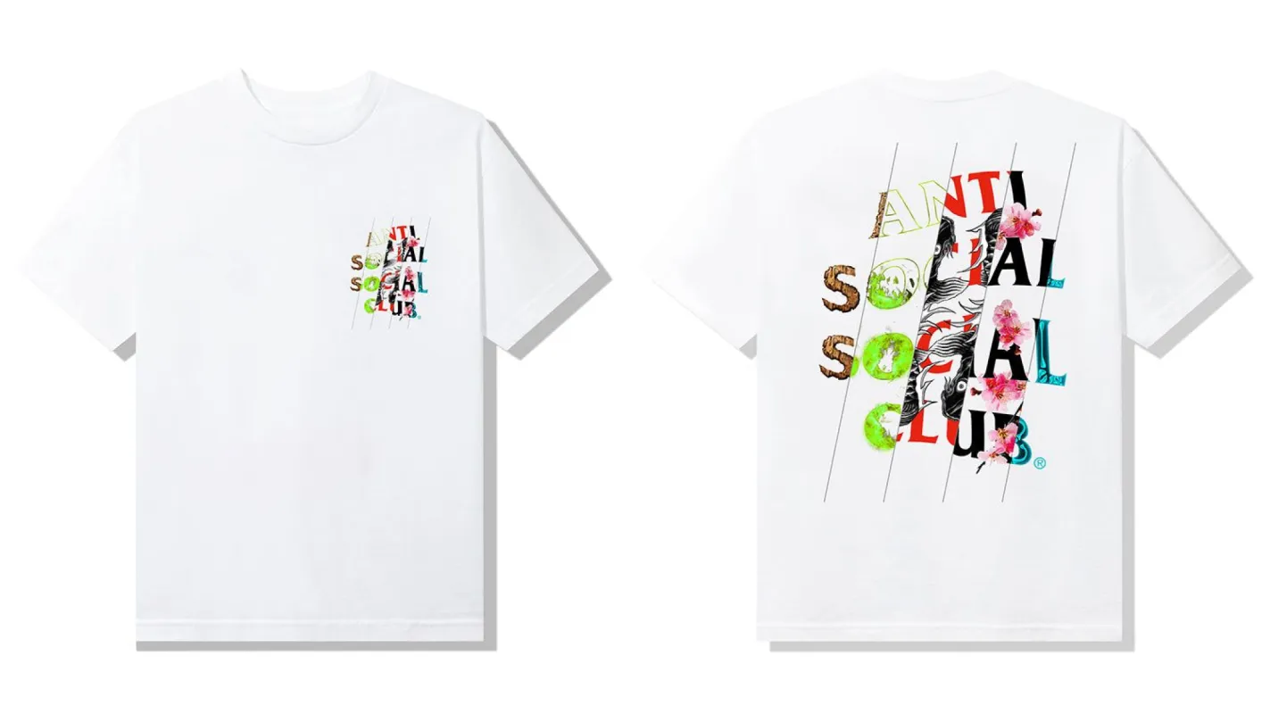 Madness White Tee made by Anti Social Social Club