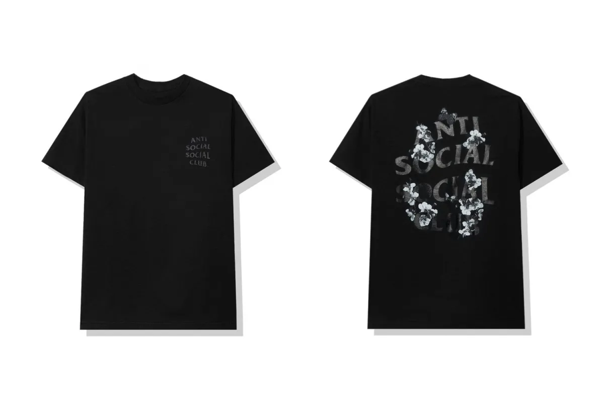 Dramatic Black Tee sold by Anti Social Social Club