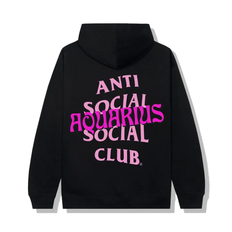 Aquarius Black Hoodie made by Anti Social Social Club