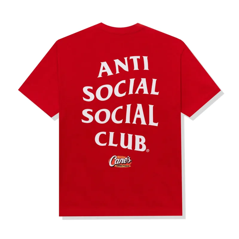 ASSC x Raising Canes Classic Red Tee sold by Anti Social Social Club