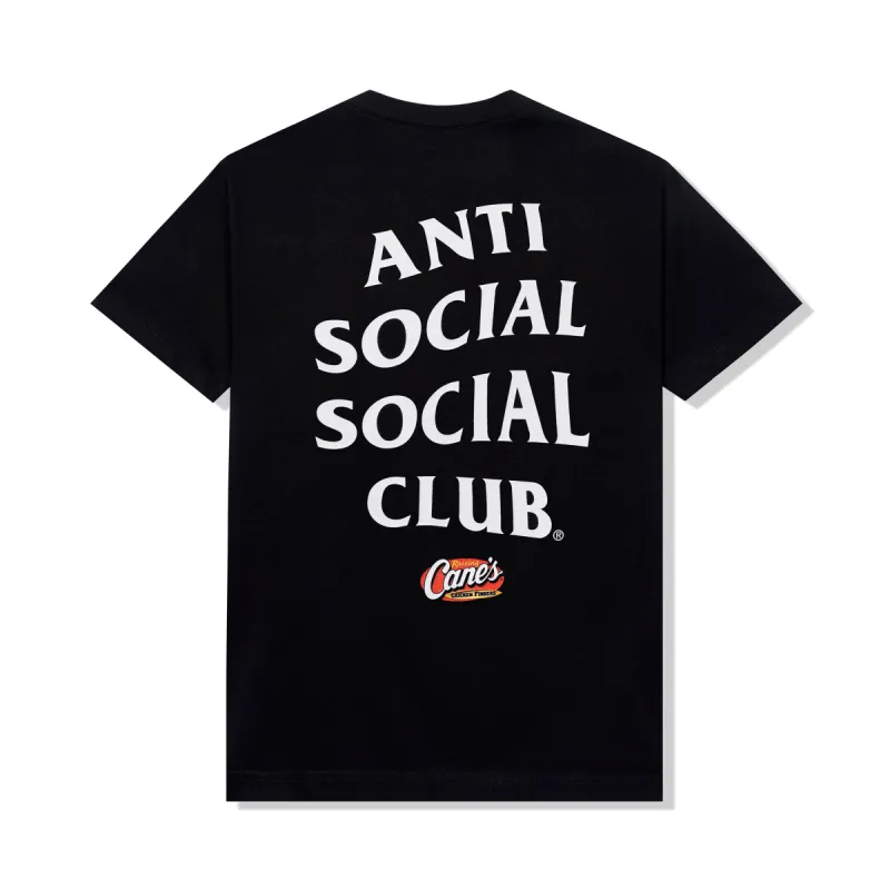ASSC x Raising Canes Classic Black Tee sold by Anti Social Social Club