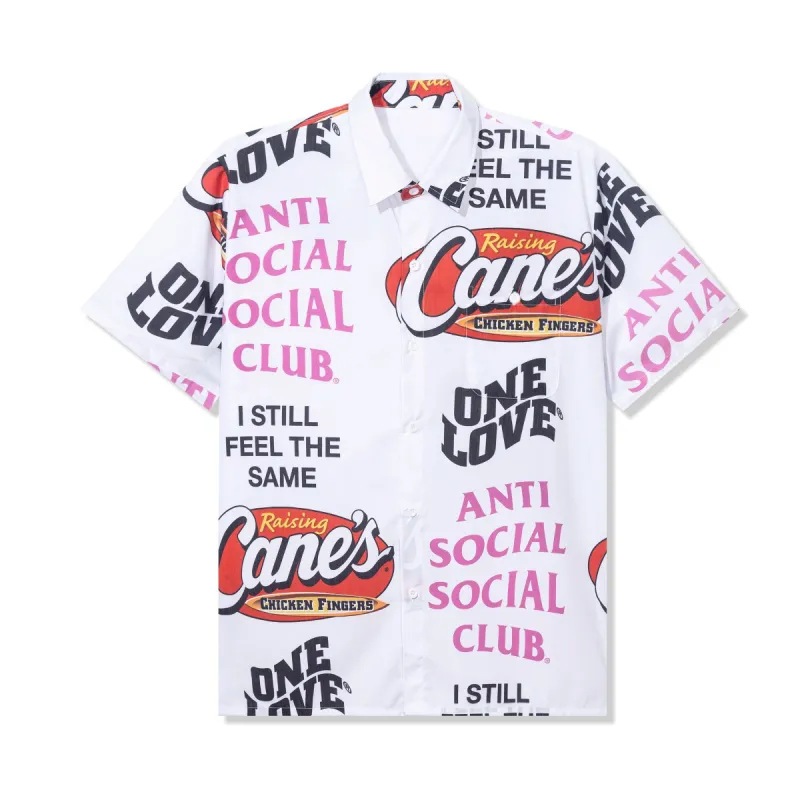 ASSC x Raising Canes Trademark White Button Up sold by Anti Social Social Club