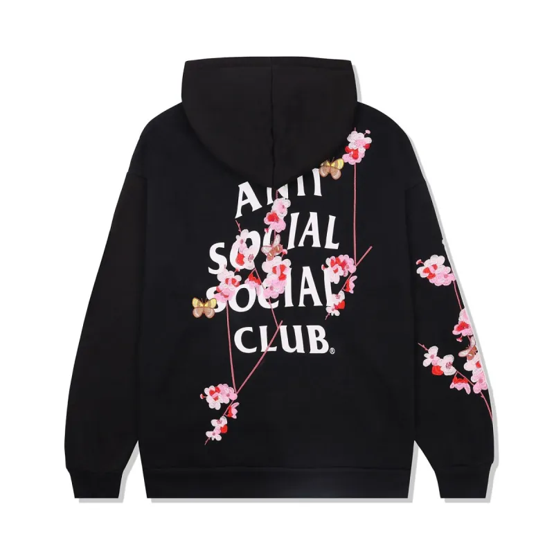 Kkoch Butterflies Black Hoodie - Full Embroidery sold by Anti Social Social Club