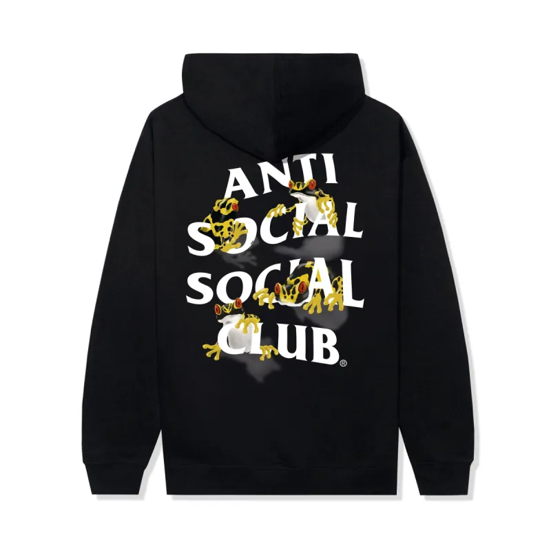 Yellow Banded Hoodie - Black sold by Anti Social Social Club