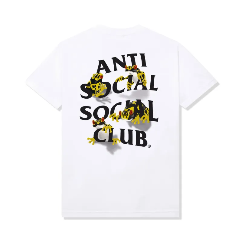 Yellow Banded Tee - White sold by Anti Social Social Club