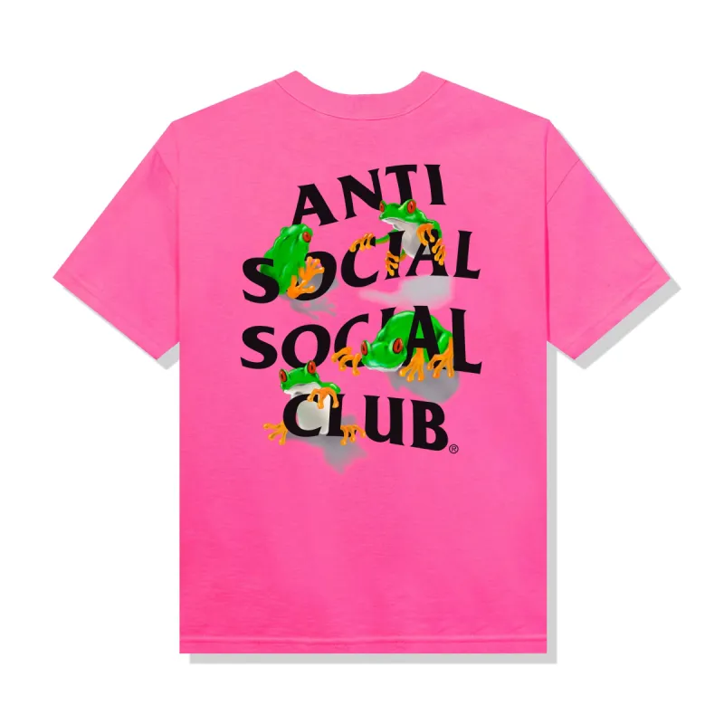 Red Eye Tee - Neon Pink sold by Anti Social Social Club