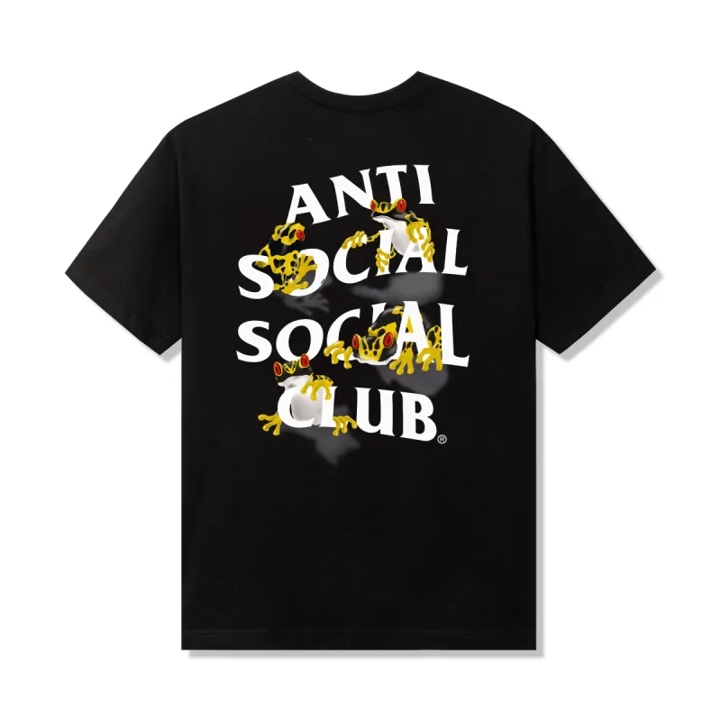Yellow Banded Tee - Black sold by Anti Social Social Club