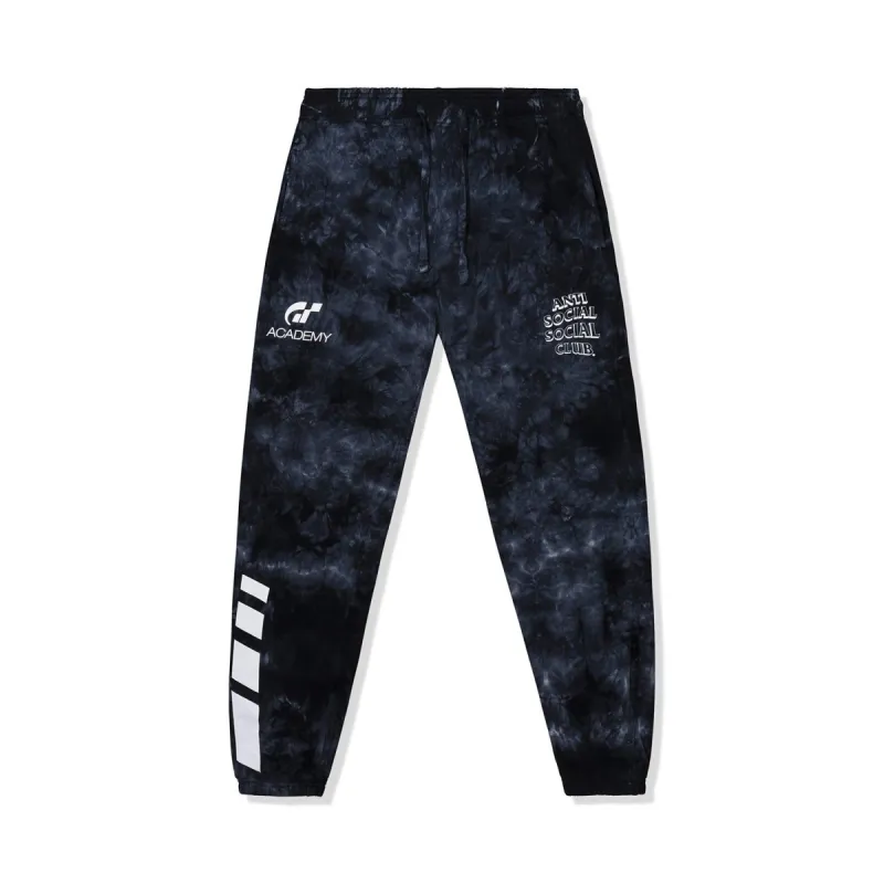 ASSC x Gran Turismo Dye Sweatpant - Black made by Anti Social Social Club
