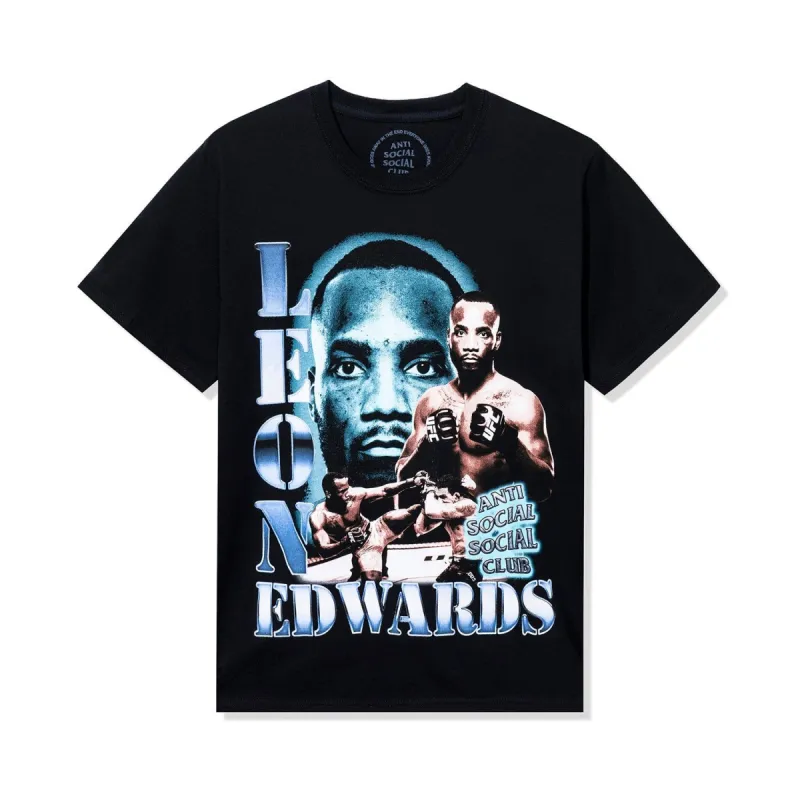 ASSC x UFC Leon Edwards Tee - Black made by Anti Social Social Club