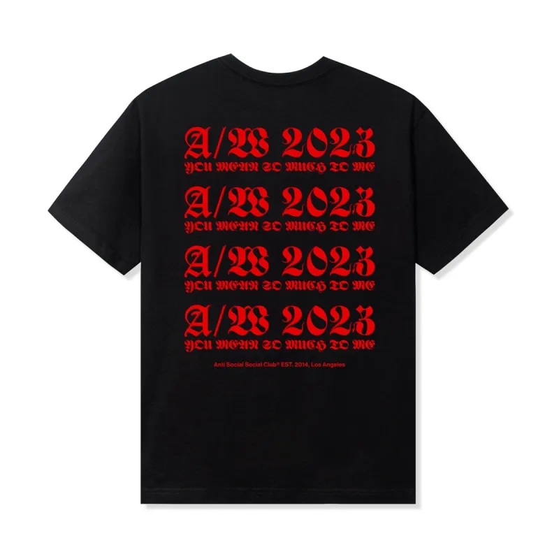 Nothing Else Tee - Black sold by Anti Social Social Club