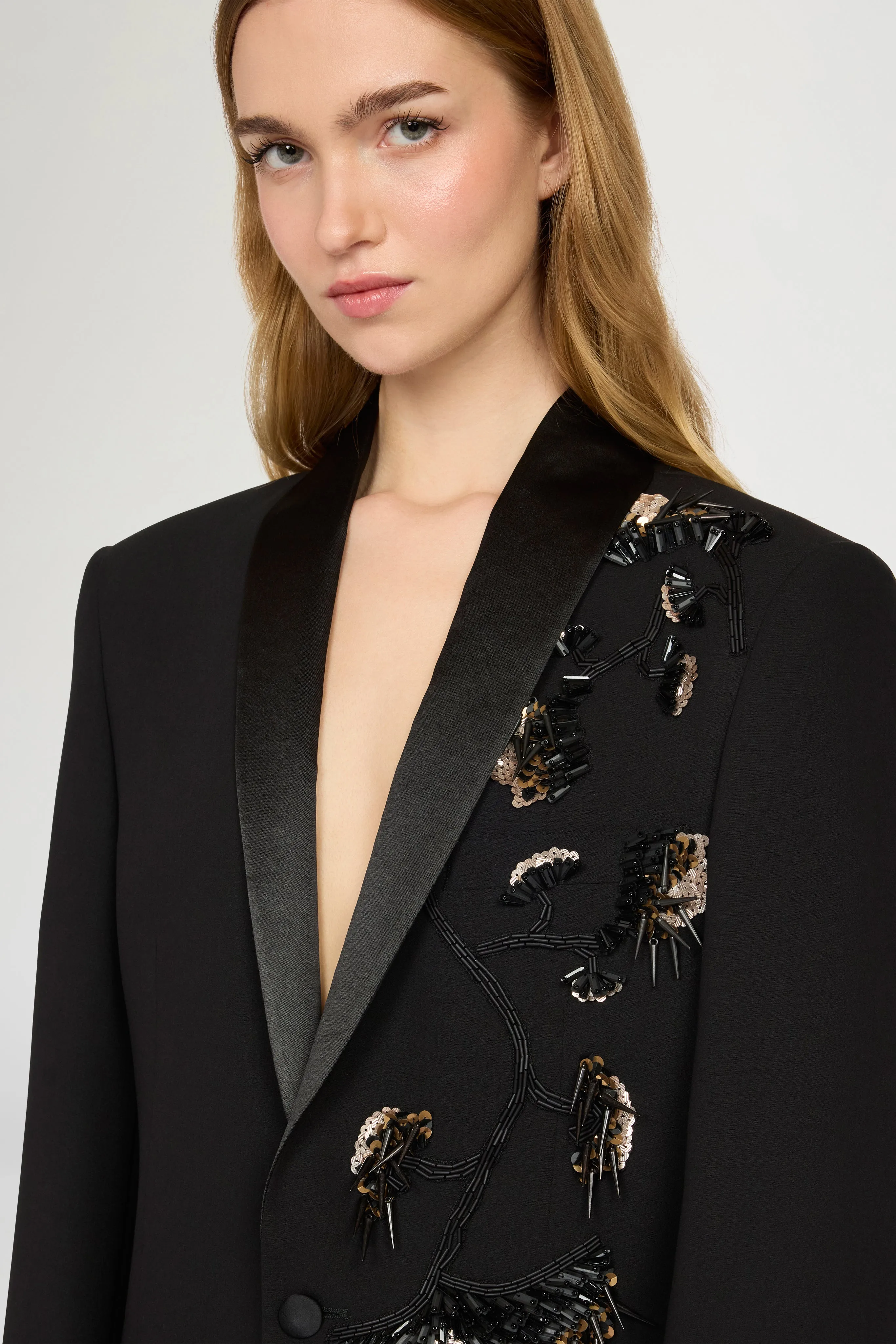 Embroidered Ramage Smoking Blazer sold by Antonio Marras product image thumbnail 4