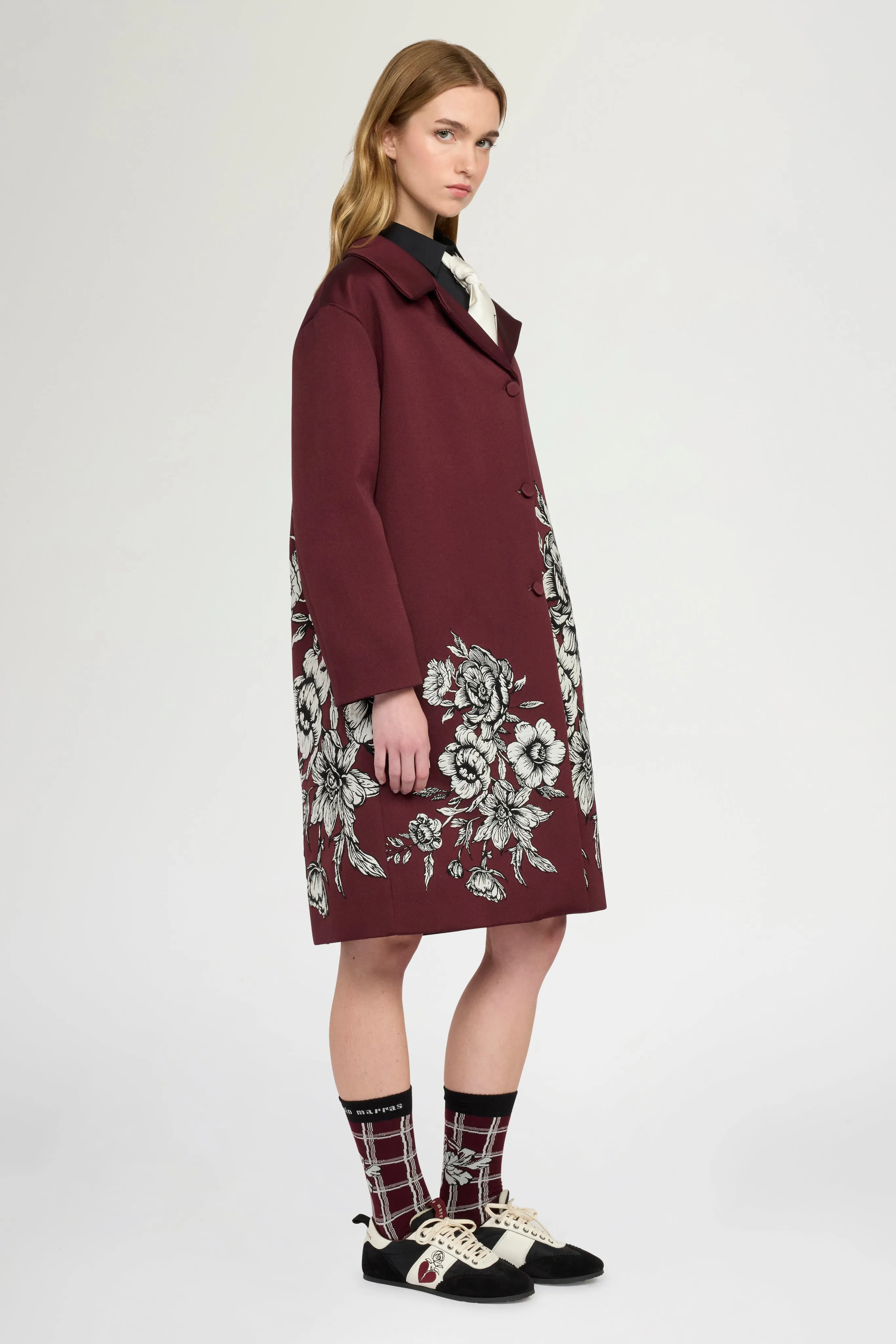 Floral Jacquard Coat sold by Antonio Marras product image thumbnail 2