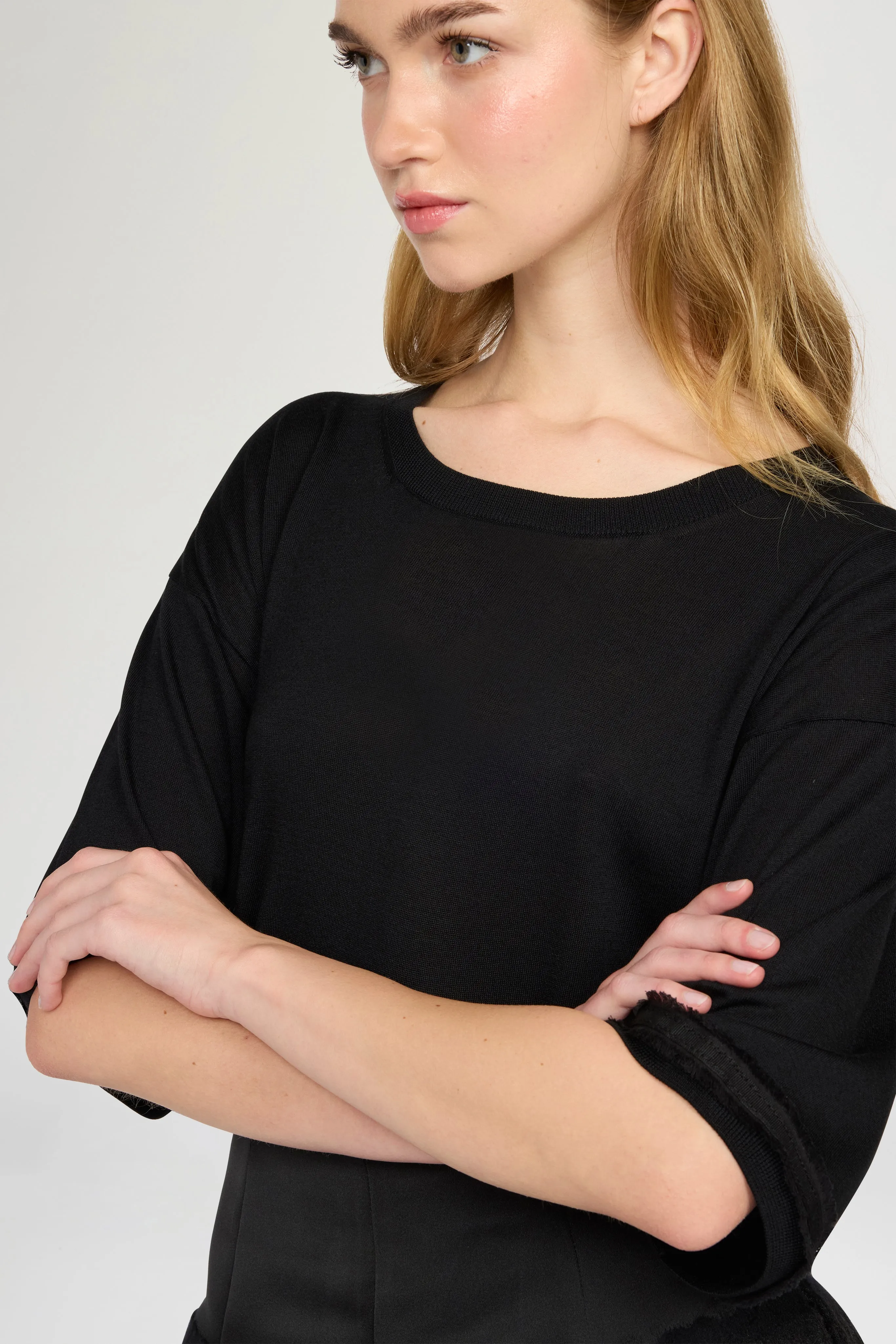 Silk-Cotton Knit T-Shirt sold by Antonio Marras product image thumbnail 3