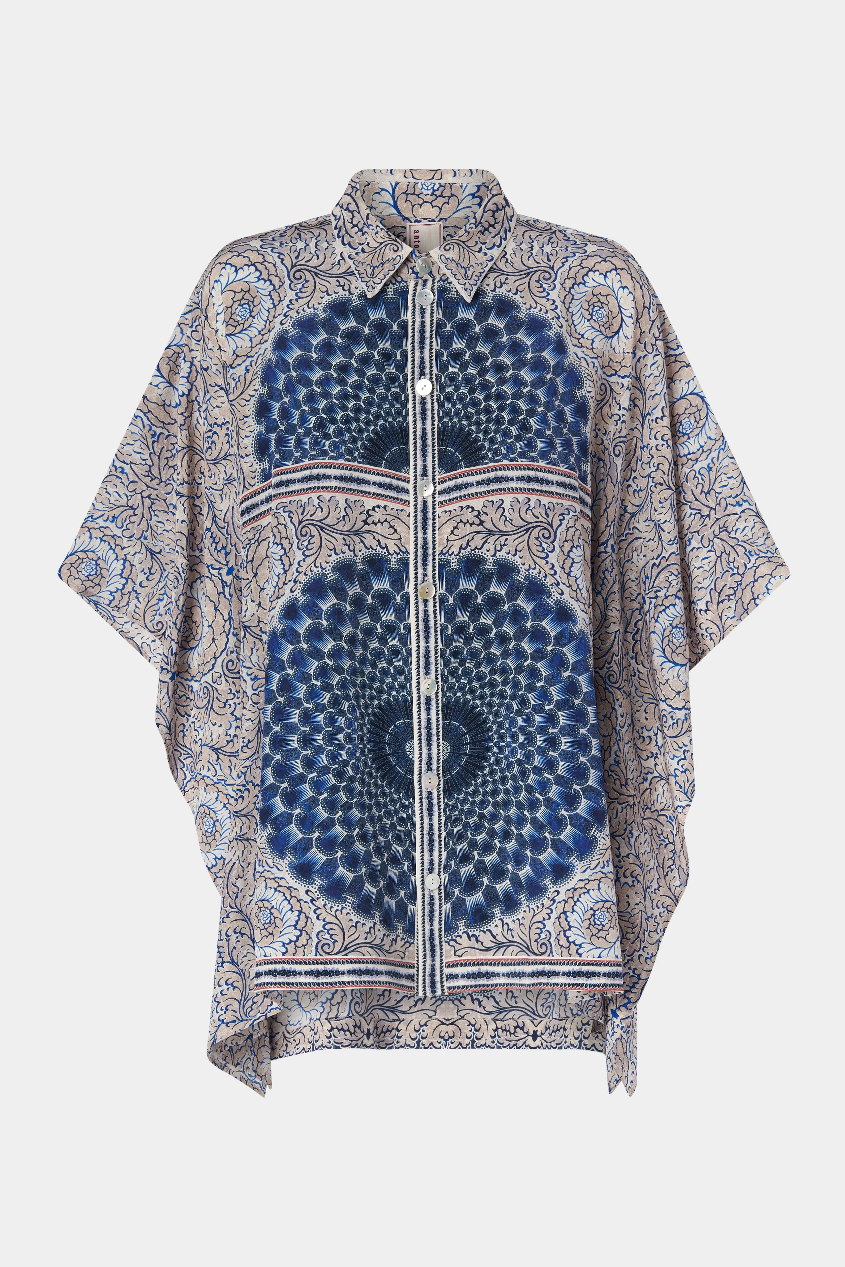 Cotton Shirt with Mandala Print sold by Antonio Marras