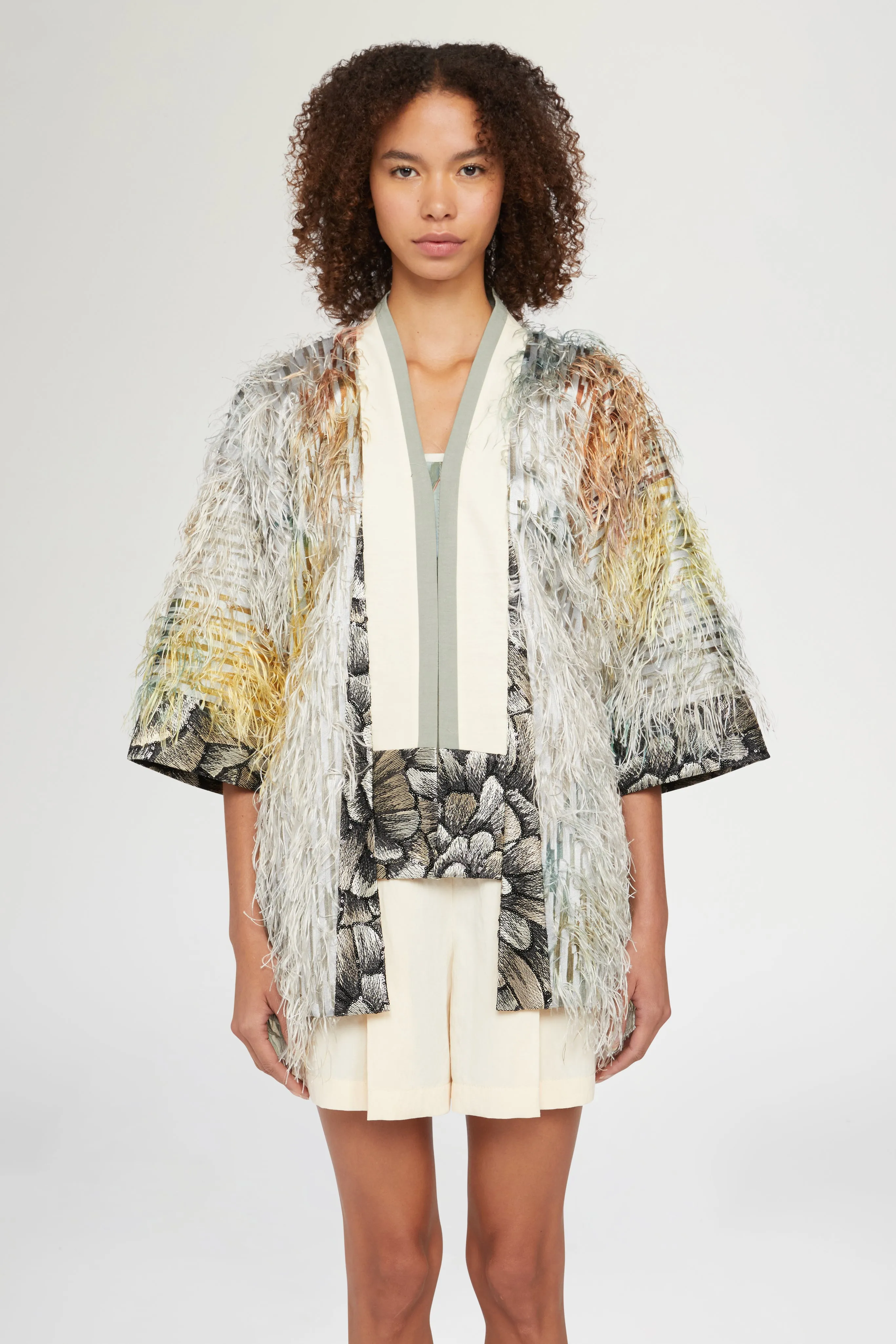 Kimono with Feathers sold by Antonio Marras product image thumbnail 3