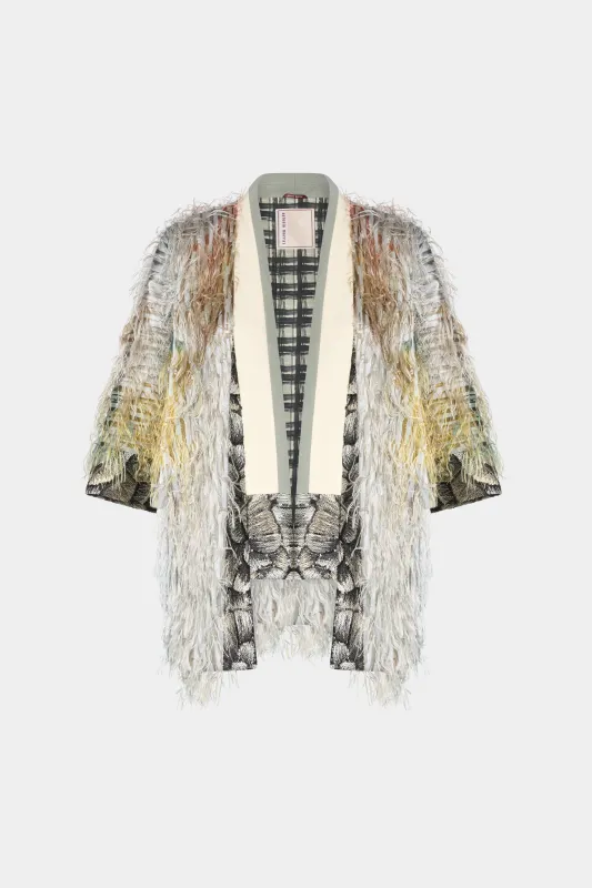 Kimono with Feathers sold by Antonio Marras