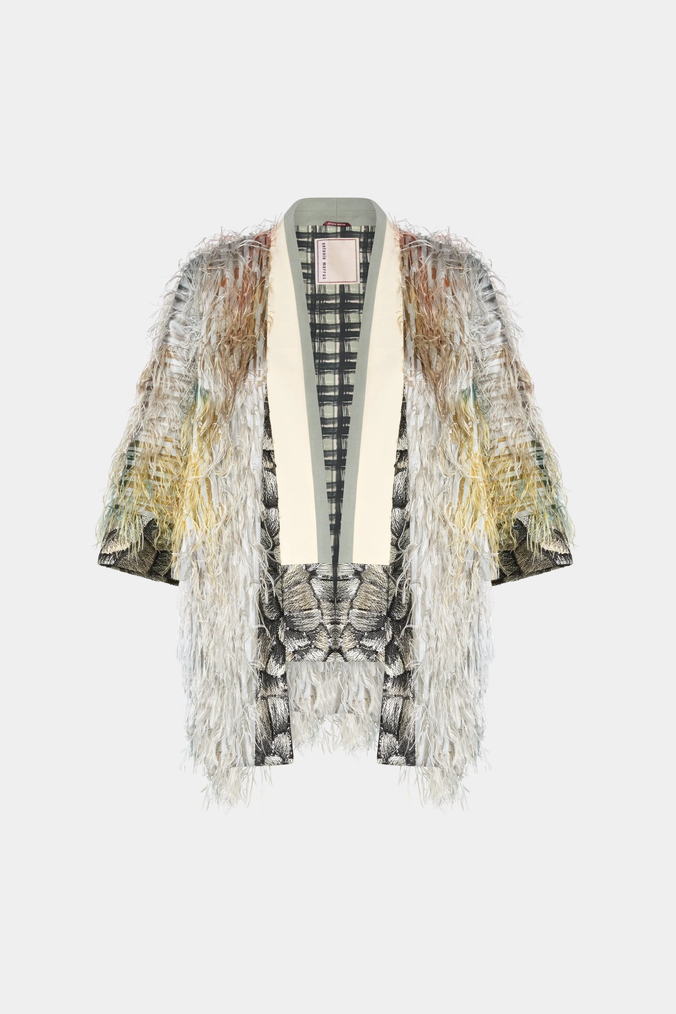 Kimono with Feathers sold by Antonio Marras