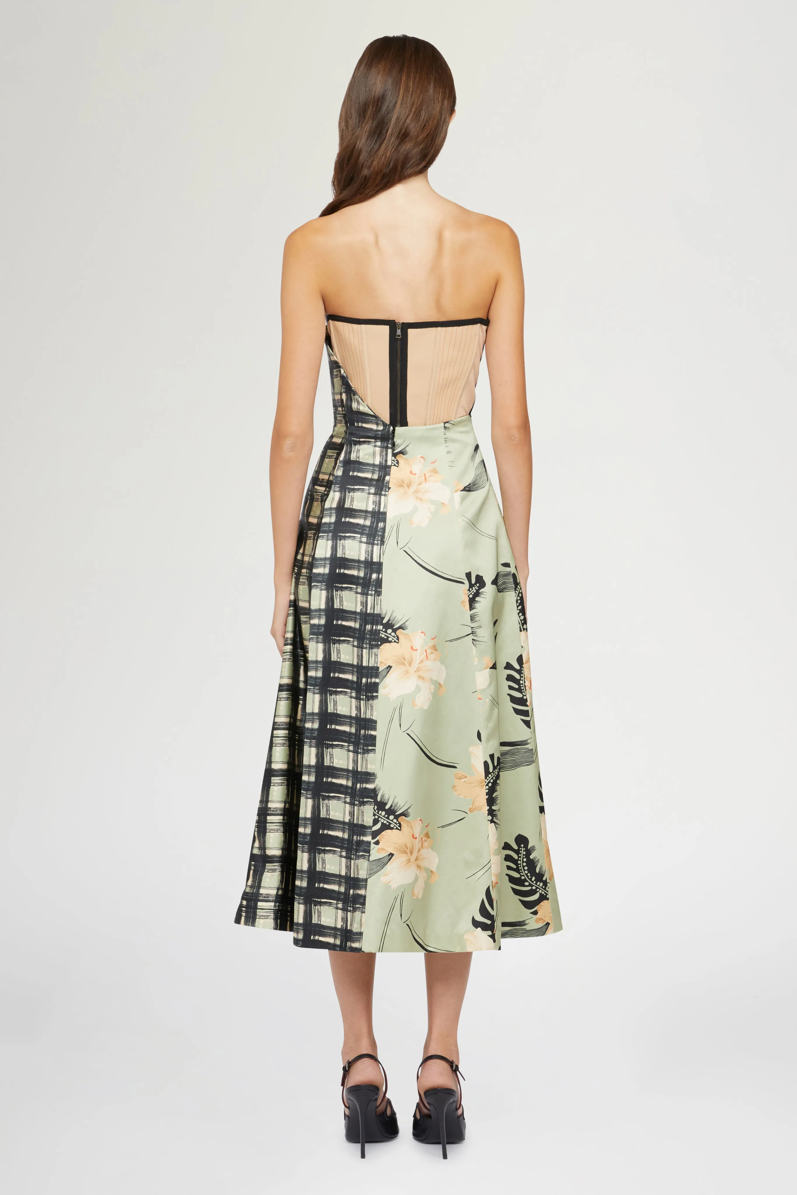 Bustier Dress Ibiscus Print sold by Antonio Marras product image thumbnail 5
