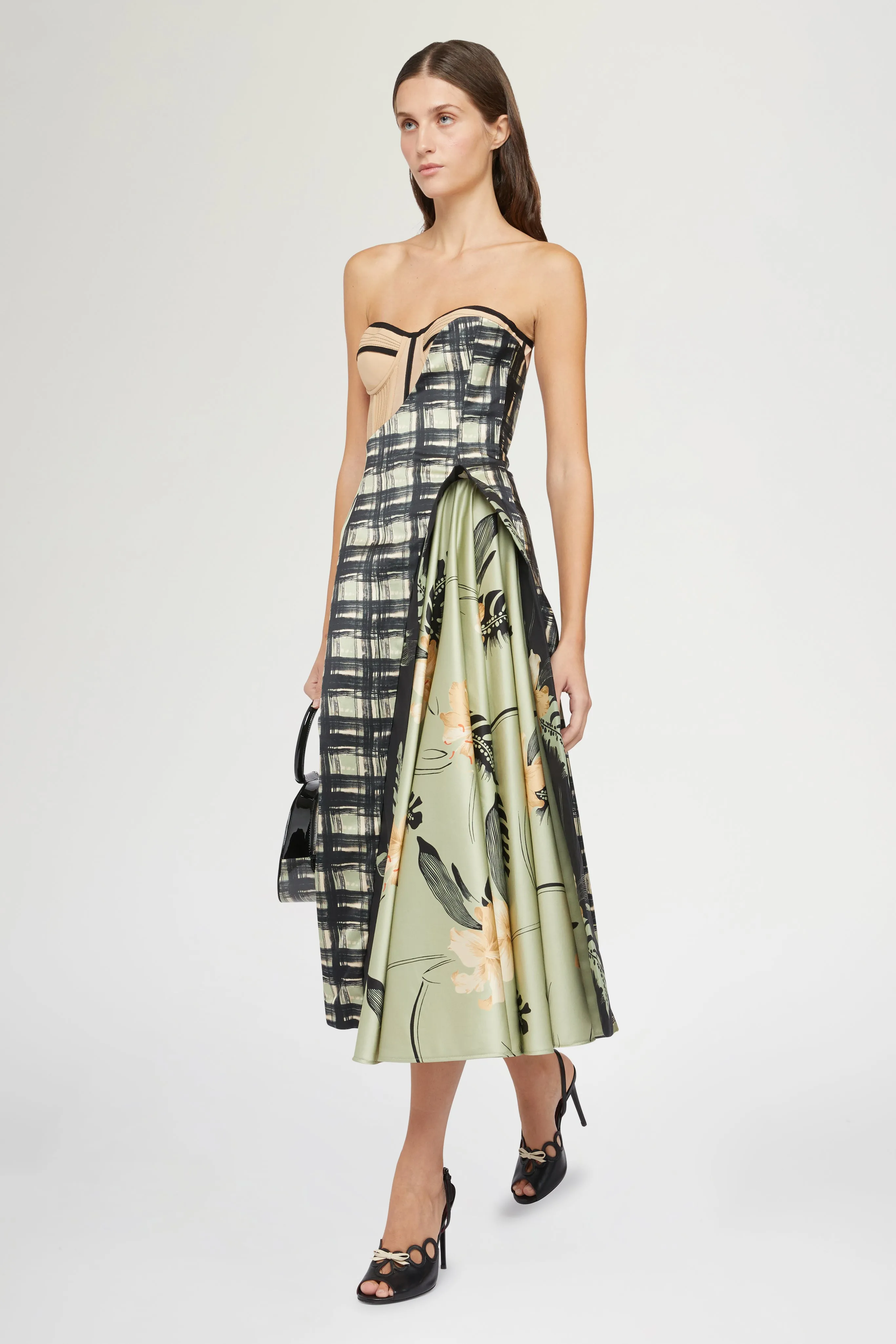 Bustier Dress Ibiscus Print sold by Antonio Marras product image thumbnail 2