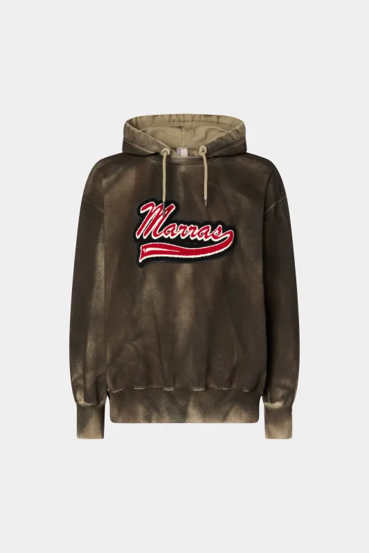 Washed Brown Hoodie made by Antonio Marras