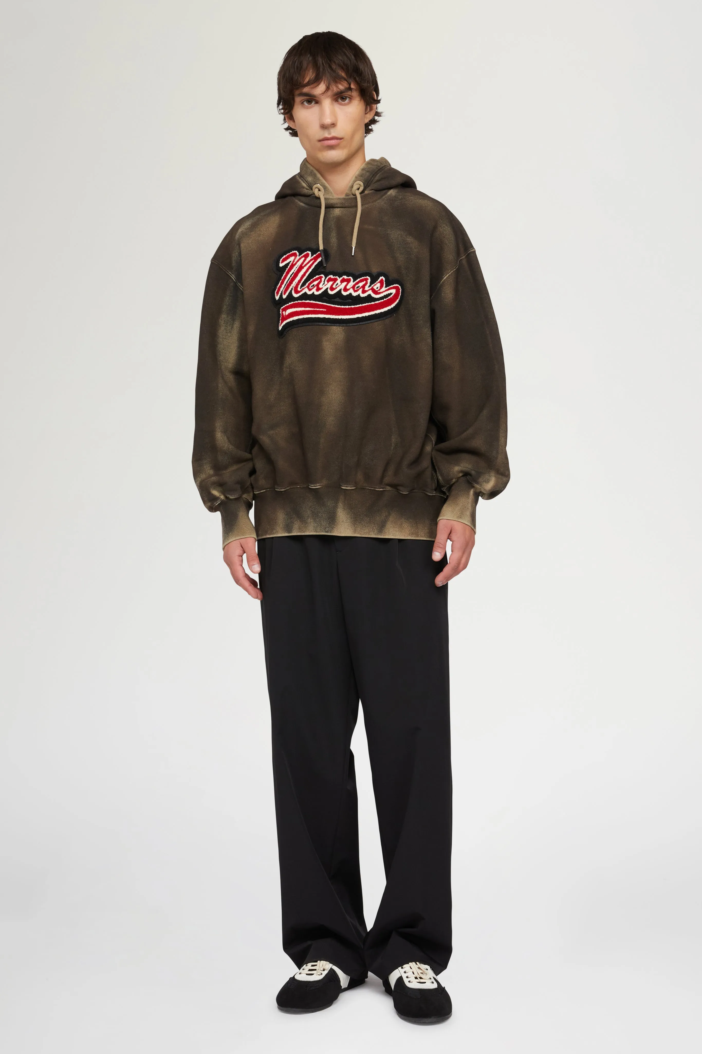 Washed Brown Hoodie sold by Antonio Marras product image thumbnail 2
