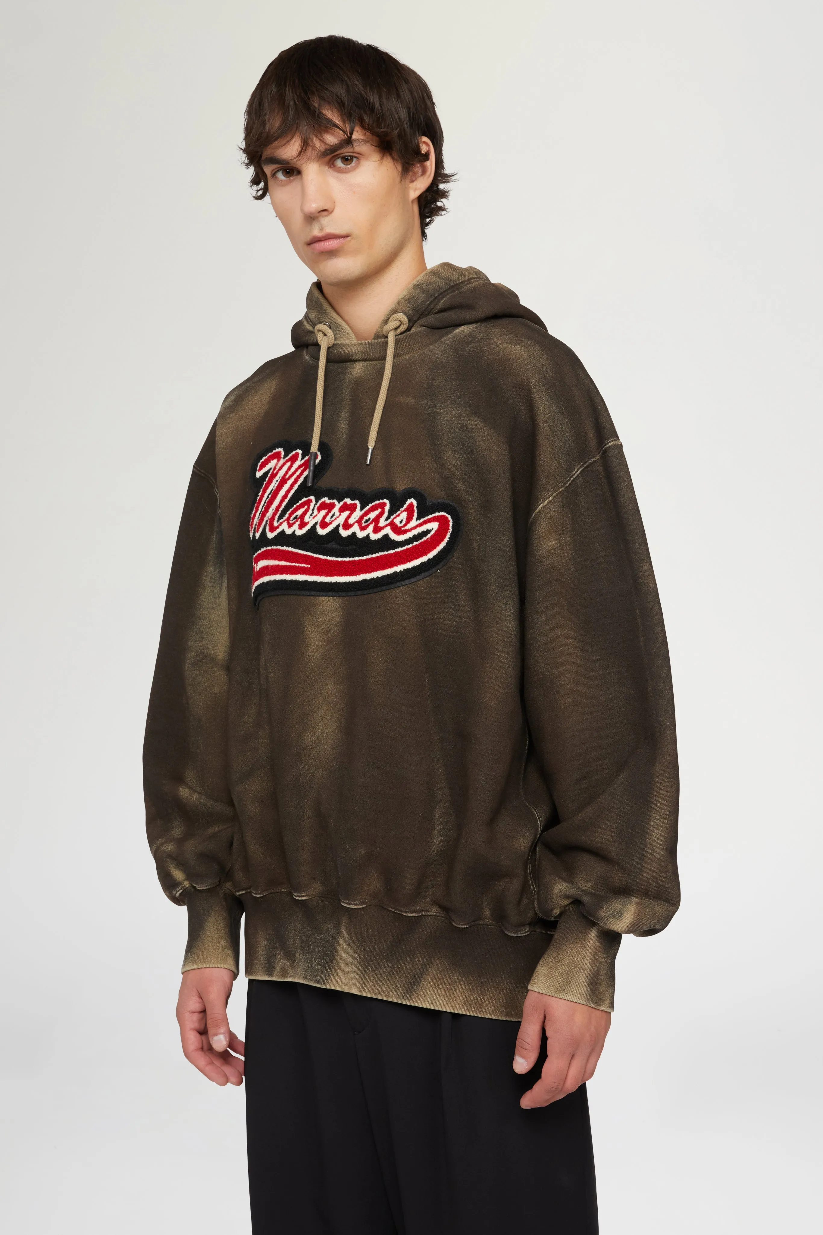 Washed Brown Hoodie sold by Antonio Marras product image thumbnail 4